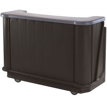 Cambro BAR650DX420 Black and Granite Gray Cambar 67.5 Inch Standard Style Pre Mix System Portable Bar