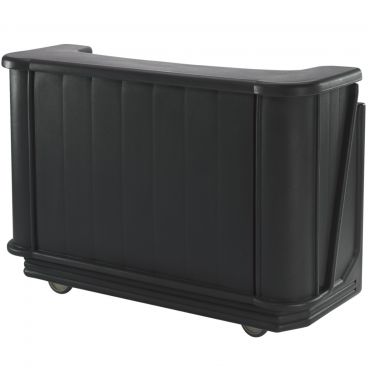 Cambro BAR650PMT110 Black Cambar 67.5 Inch Standard Style Post Mix System w/ Water Tank Portable Bar