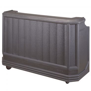 Cambro BAR730CP191 Granite Gray Cambar 72.75 Inch Standard Style Basic Portable Bar with Cold Plate