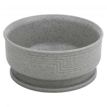 Cambro MDSB16480 Speckled Gray Shoreline 16.9 Ounce Insulated Polypropylene Entree Bowl