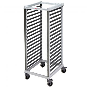 Cambro UGNPR21F36480 Camshelving® GN 2/1 Food Pan Trolley Full Size Speckled Gray