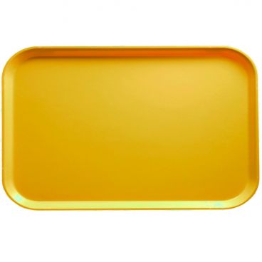 Cambro 1015171 Tuscan Gold 10 1/8 Inch x 15 Inch Rectangular Fiberglass Camtray Tray Insert For 1520 Camtray