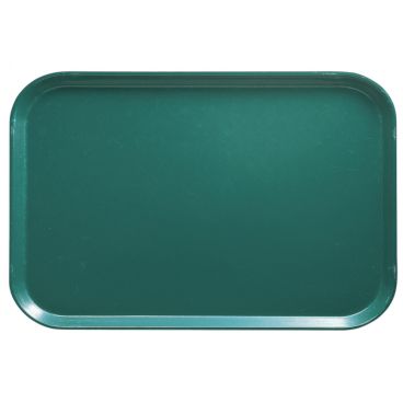 Cambro 1015414 Teal 10 1/8 Inch x 15 Inch Rectangular Fiberglass Camtray Tray Insert For 1520 Camtray
