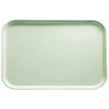Cambro 1015429 Key Lime 10 1/8 Inch x 15 Inch Rectangular Fiberglass Camtray Tray Insert For 1520 Camtray
