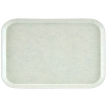 Cambro 1015531 Galaxy Antique Parchment Silver 10 1/8 Inch x 15 Inch Rectangular Fiberglass Camtray Tray Insert For 1520 Camtray