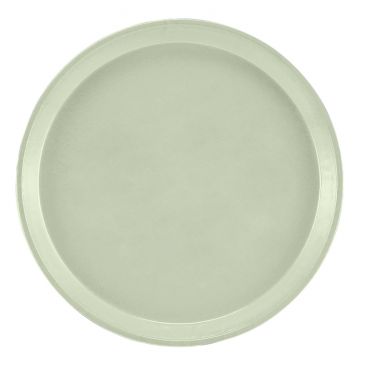 Cambro 1200429 Key Lime 12 Inch Round Fiberglass Camtray Serving Tray