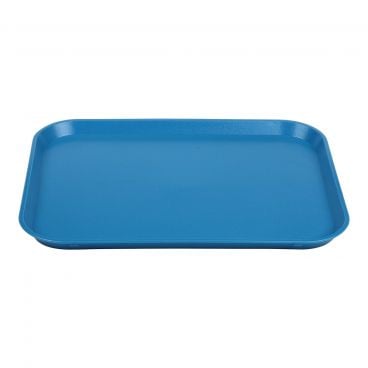 Cambro 1216CW168 Blue 11 7/8 Inch x 16 1/4 Inch Rectangular Polycarbonate Camwear Food Service Tray