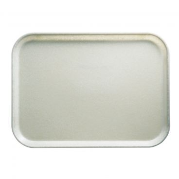 Cambro 1418101 Antique Parchment 14 Inch x 18 Inch Rectangular Fiberglass Camtray Cafeteria Serving Tray