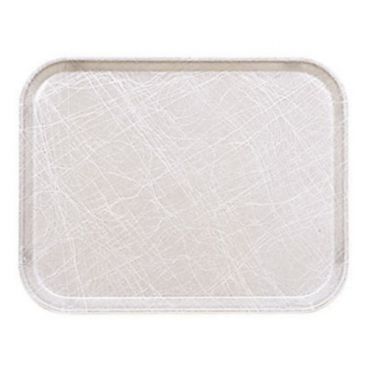 Cambro 1418215 Abstract Gray 14 Inch x 18 Inch Rectangular Fiberglass Camtray Cafeteria Serving Tray