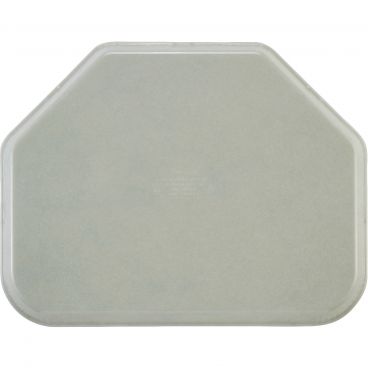 Cambro 1418TR531 Galaxy Antique Parchment Silver 14 Inch x 18 Inch Trapezoid Fiberglass Camtray Cafeteria Serving Tray
