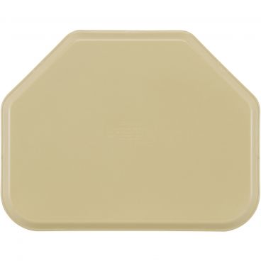 Cambro 1418TR537 Cameo Yellow 14 Inch x 18 Inch Trapezoid Fiberglass Camtray Cafeteria Serving Tray