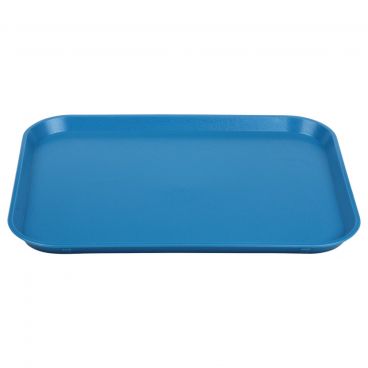 Cambro 1520CW168 Blue 14 7/8 Inch x 20 1/8 Inch Rectangular Polycarbonate Camwear Food Service Tray