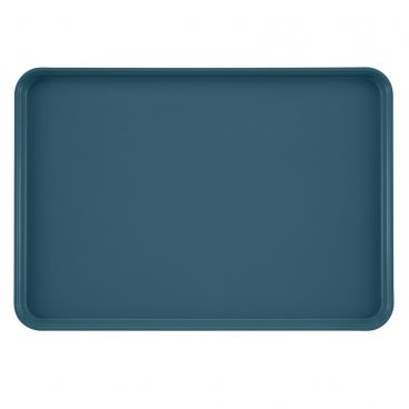 Cambro 2632401 Slate Blue 10 7/16 Inch x 12 3/4 Inch (26.5 cm x 32.5 cm) Rectangular Fiberglass Metric Camtray