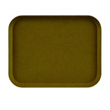Cambro 2632428 Olive Green 10 7/16 Inch x 12 3/4 Inch (26.5 cm x 32.5 cm) Rectangular Fiberglass Metric Camtray