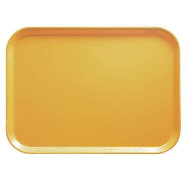 Cambro 3046171 Tuscan Gold 11-13/16 Inch x 18-1/8 Inch (30 cm x 46 cm) Rectangular Fiberglass Metric Camtray