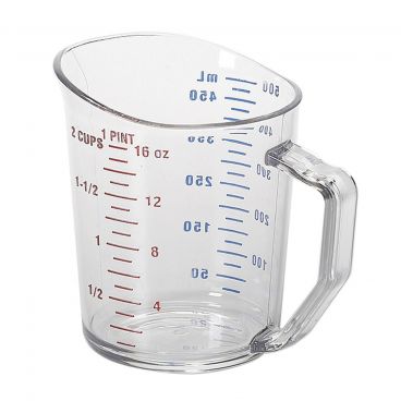 Cambro 50MCCW135 Clear 1 Pint Measuring Cup