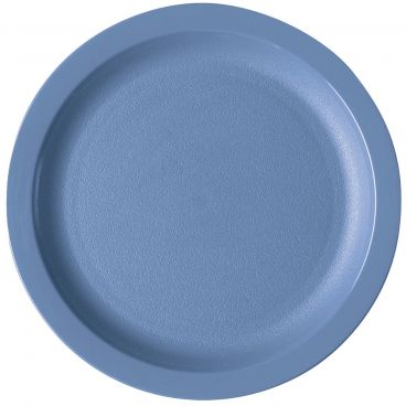 Cambro 825CWNR401 Slate Blue Camwear 8-1/4 Inch Narrow Rim Polycarbonate Plate