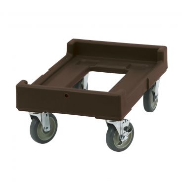 Cambro CD160131 300 lb Dark Brown Camdolly For Camcarriers With 5" Casters