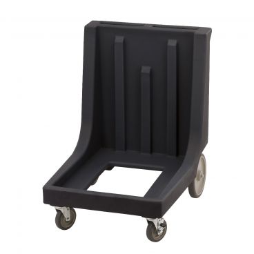 Cambro CD1826MTCHB110 Black Catering Equipment Camdolly with Handle and Rear Big Wheels