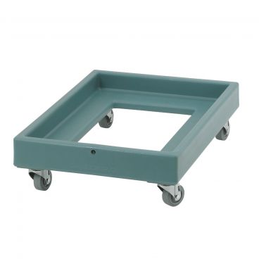 Cambro CD2028401 350 lb Slate Blue Camdolly For #10 Can Cases And 20" x 28" Milk Crates With 3" Casters