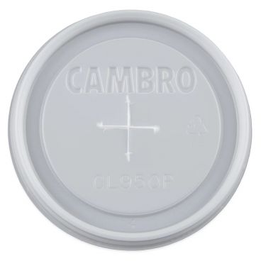 Cambro CL950P190 Translucent CamLid Disposable Lids for Cambro 950P and 950P2