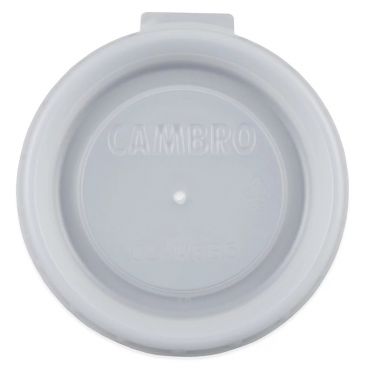 Cambro CLAM8B5190 Translucent Disposable Lid for 8 Oz Mug or 5 Oz Bowl