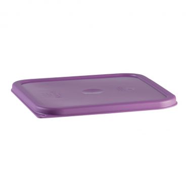 Cambro SFC12SCPP441 Purple Allergen Free CamSquare Seal Cover, 12, 18 & 22 Quart CamSquare Food Containers