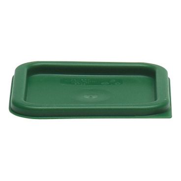 Cambro SFC2452 Kelly Green CamSquare Lid for 2 and 4 Qt Square Food Storage Containers