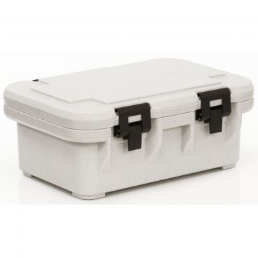Cambro UPCS160480 Speckled Gray 6" Deep S-Series Ultra Camcarrier Top-Loading Insulated Polypropylene Stackable Food Pan Carrier