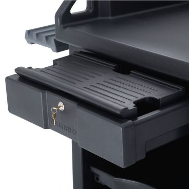 Cambro VCS32KEYT110 Black Keyboard Tray for Versa Cart