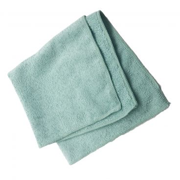 Carlisle 3633409 Green 16" x 16" Terry Microfiber Cleaning Cloth