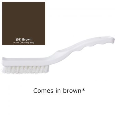 Carlisle 42022EC01 9" Narrow Detail Brush Brown