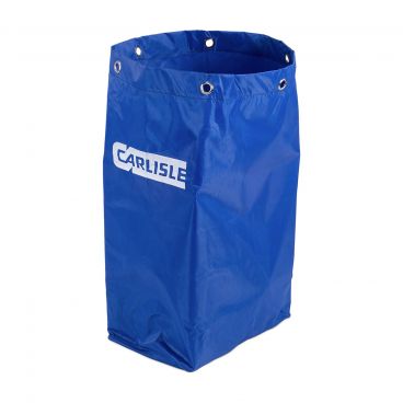 Carlisle JC194614 25 Gallon Blue Nylon Replacement Bag for JC1945L23 and JC1945S23 Janitorial Carts