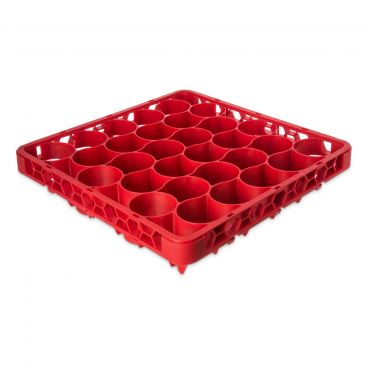 Carlisle REW30LC05 Red Color-Coded OptiClean NeWave 30 Compartment Long Glass Rack Extender