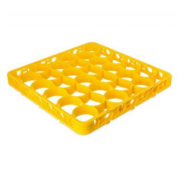 Carlisle REW30SC04 Yellow Color-Coded OptiClean NeWave 30 Compartment Short Glass Rack Extender