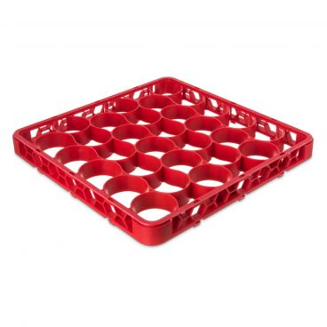 Carlisle REW30SC05 Red Color-Coded OptiClean NeWave 30 Compartment Short Glass Rack Extender
