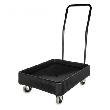 Carlisle XDL3000H03 Black Cateraide Polyethylene Dolly w/ Handle for XDL3000H Insulated Food Pan Carriers