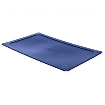 Carlisle 10212B60 Dark Blue Polyethylene Smart Lid Full Size Food Pan Lid