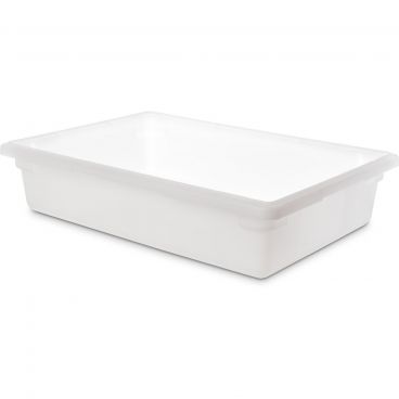 Carlisle 1064102 White StorPlus 8.5 Gallon Polyethylene Food Storage Box