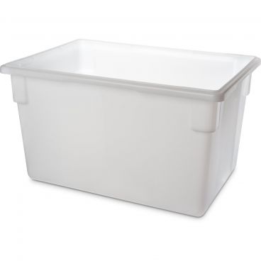 Carlisle 1064402 White StorPlus 21.5 Gallon Polyethylene Food Storage Box
