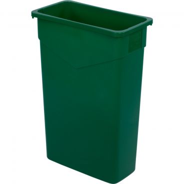 Carlisle 34202309 Green 23 Gallon Rectangular Polyethylene TrimLine Waste Container
