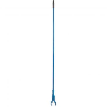 Carlisle 36947500 Blue 60 Inch Fiberglass Jaw Style Mop Handle For Wide Band Mop Heads