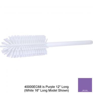 Carlisle 40000EC68 Purple 12 Inch Sparta Bottle Brush With 2 3/4 Inch Diameter Polyester Bristles