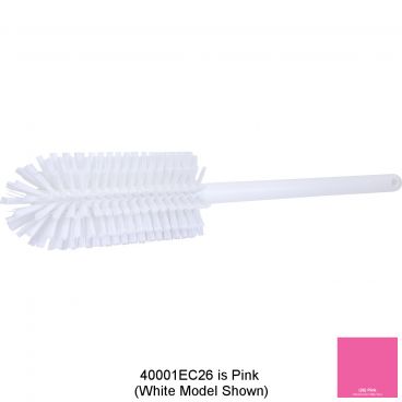 Carlisle 40001EC26 Pink 16 Inch Sparta Bottle Brush With 3 1/4 Inch Diameter Polyester Bristles