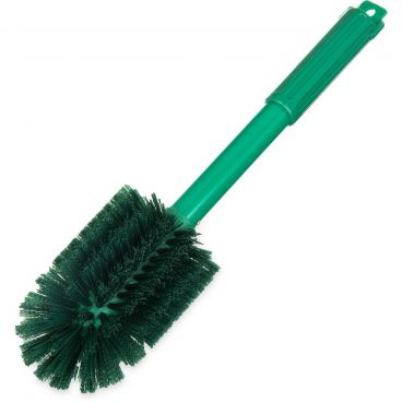Carlisle 40005C09 Green 16 Inch Sparta Spectrum Atlas 4 Inch Diameter Round Head Multi-Purpose Valve And Fitting Brush With Polyester Bristles And Color-Coded Plastic Handle
