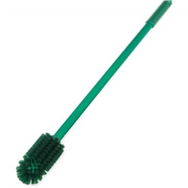 Carlisle 40006C09 Green 30 Inch Sparta Spectrum Atlas 3 Inch Diameter Round Head Multi-Purpose Valve And Fitting Brush With Polyester Bristles And Color-Coded Plastic Handle