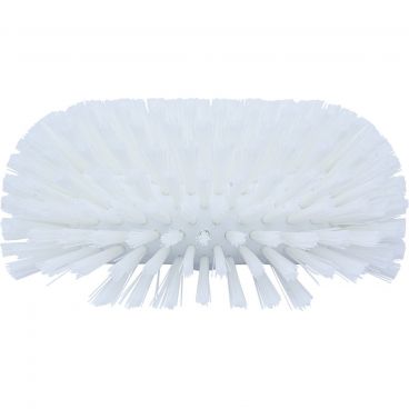 Carlisle 40043EC02 White 9 1/2" x 5 1/2" Sparta Tank And Kettle Brush Head With Flared 1 3/4" Polyester Bristles