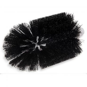 Carlisle 4014700 Black 5 3/4 Inch Flo-Pac Floor Drain Brush Head With 4 Inch Diameter Polypropylene Bristles