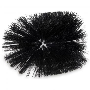 Carlisle 4109300 Black 6 1/4 Inch Flo-Pac Floor Drain Brush Head With 5 Inch Diameter Polypropylene Bristles