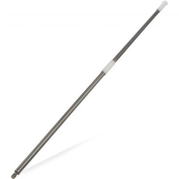 Carlisle 4119900 Silver 60 Inch Sparta Stainless Steel Handle With Threaded Tip